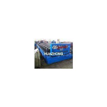 PANASONIC PLC Control Color Steel Metal Roofing Roll Forming Machine 0.5-1.0mm Thickness