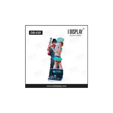 One Side Cardboard Outdoor Display Standee OEM Promotion Custom Graphics Standee