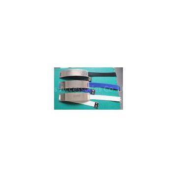 Eco friendly Cloth Belts For Women metal plate with elastic webbing