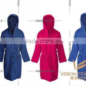 Luxury Custom Microfiber Bathrobe With Bag