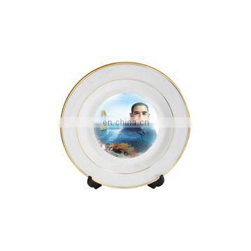 Porcelain plate for sublimation printable