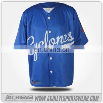 2015 Fashionable Design Custom Made Sublimation Shirts Baseball Jerseys