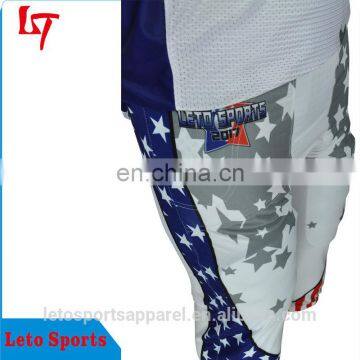 Custom american college uniforms USA youth football Coolmax jersey and pants