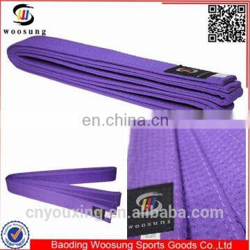 Martial arts 100% cotton karate cintos supply karate goods