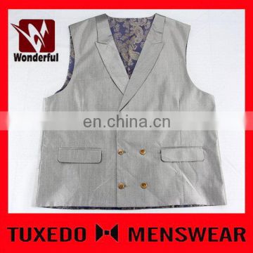 stylish men's fashion design outwear white vest