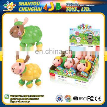 China hot products attractive design walking toys electric music cartoon sheep toy