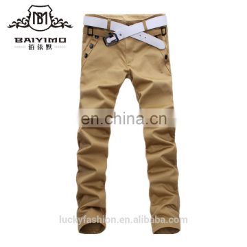 2016 High Quality Factory Casual Chino Pants For Men with Cheap Price