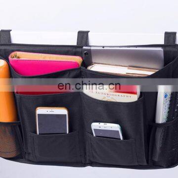 8 pockets Bedside Storage Caddy Hanging Organizer