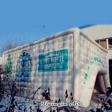 6m White Pvc Tarpaulin Inflatable Cube Tent for Meeting and Event photo-2