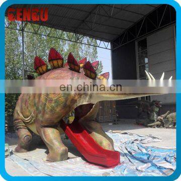 Children Amusement Park Small Dinosaur Slide For Sale