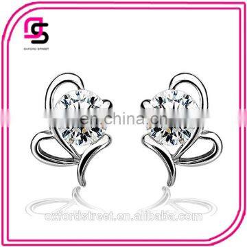 Women's Fashion Heart-shaped Water Language is Anti-allergic Earrings photo-3
