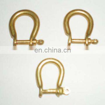 Pin brass shackle nautical brass shackle