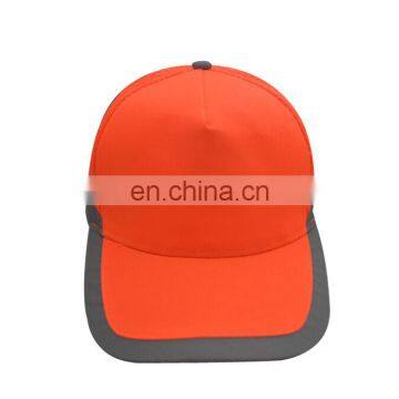 Fluorescence Color 5 Panel Mesh Cap With Reflective Band photo-2