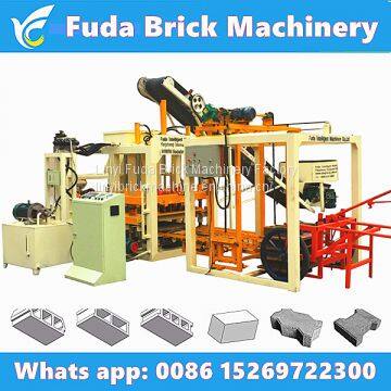 QT4-18 Hydraulic Automatic Block Making Machine, Concrete Brick Production Line Price for Sale in India photo-3