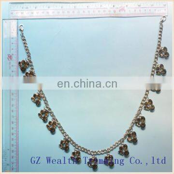 2013 New styles acrylic stone beaded necklace for garment accessories