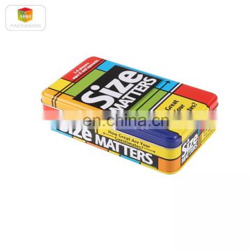 customize rectangular tin packaging boxes