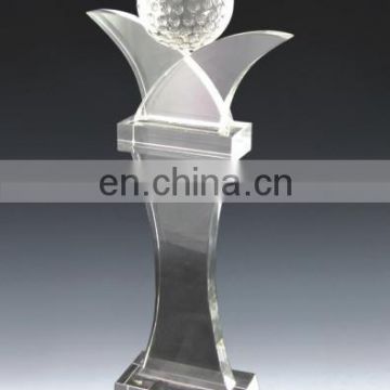 Fashion Customized Crystal Glass Award Sport Trophy