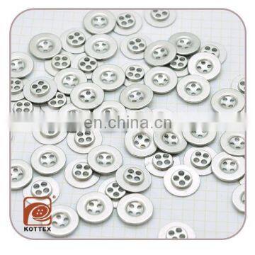 24L 4 Holes Classic Metal Zinc Alloy Sewing Button For Garment Jackets