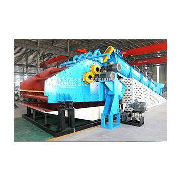 Spiral sand washing and recycling machine