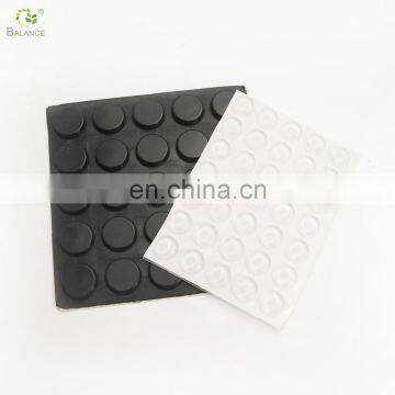 clear silicone adhesive dots/sticky silicone rubber pads