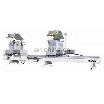 hot sale aluminum and PVC profiles double head saw cutting machine with CE