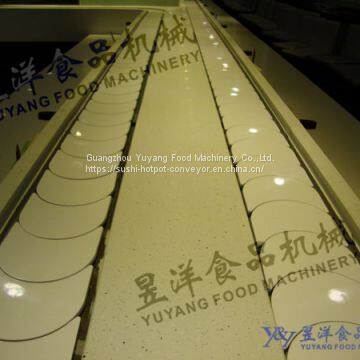 Factory direct sale Sushi rotary conveyor belt Sushi train food delivery system - michaeldeng@gdyuyang.com