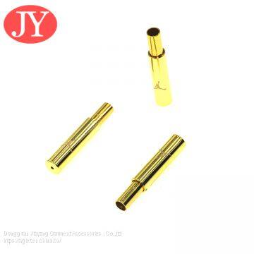 Dongguan Jiayang enamel white rim stripe hoodie strings metal aglet custom shoelace aglet