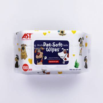 Pet Wipes Puppies Hair Cleaning Wipes ,pet Bath Wipes photo-2