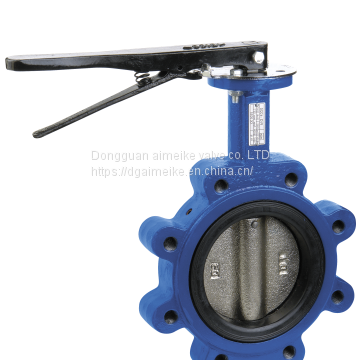 4320L PN16 With O-ring Closed / Opened Water Ductile Iron Butterfly Valve