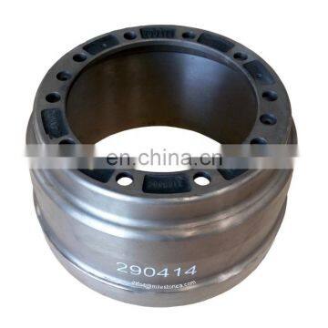 Factory brake drum 290414 for truck brake parts