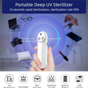 New Technology Portable Sterilizer Deep Uvc Light Stick Disinfection uv Sanitizer Wand for Home Outdoors Travel photo-4