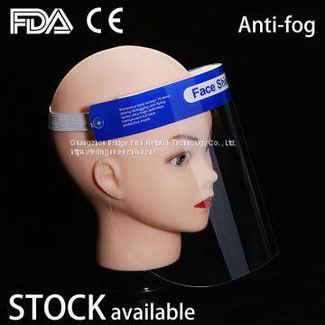 Disposable PET Plastic Face Shield and Eye Protection FDA/CE