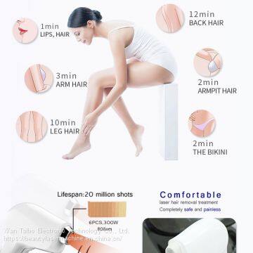 Diode Laser 808 nm Hair Removal Machine Portable 808 nm Diode Laser Epilator Clinic Use Permanent Laser Hair Removal Machine photo-3