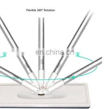 Free Hand Washing Microfiber Floor Dust Mop With Bucket photo-3