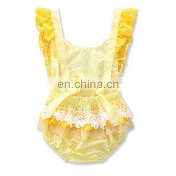 Infant Baby Girls Cartoon Lace Bodysuit Girls Romper Jumpsuit Cute Headband Outfit Baby Clothes Free Ship photo-5