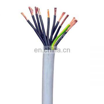 Control Cable H05VVC4V5-K Multiple Cores Flexible Copper PVC-Control Cable Screened Oil Resistant 300 / 500 V White/Gray Jacket photo-2