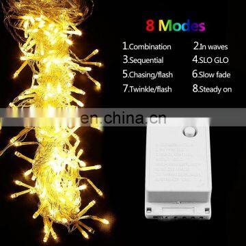 Christmas Garland LED Curtain Icicle String Lights 4m 96 Leds Drop Party Garden Stage Outdoor Decorative Fairy Light photo-6