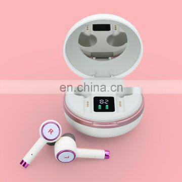 Bluetooth Earbuds Earphone Wireless TWS With Charger Case Headset Flashlight Mirror for Ios and Android photo-2