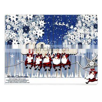 Merry Christmas Glass Chopping Cutting Boards