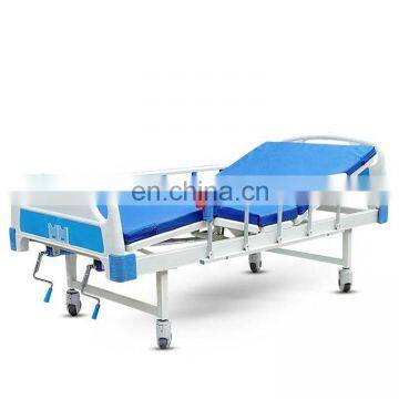 adult hospital manual bed two crank manual hospital bed