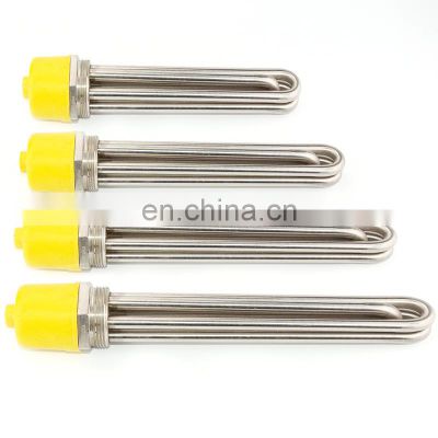 304 stainless steel heating pipe  Hex thread aluminum  heating pipe for water pipe heating cable