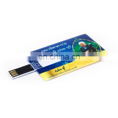 16GB 32GB Wafer Music Business Card USB Flash Drive Credit Card USB with Colorful Logo Print