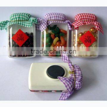 Wholesale Dim food refrigerator magnet , acrylic fridge magnet photo frame