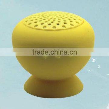 Battery Powered Mini Wireless Speaker Mushroom Suction Cup Bluetooth Speaker