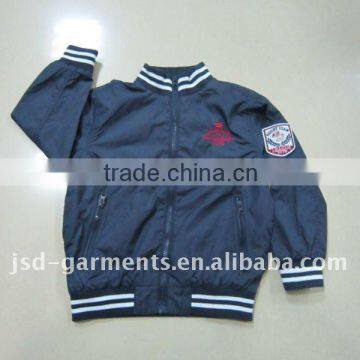 childrens spring jackets with button/cuff good looking rib,HOT!