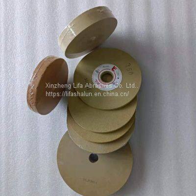 Non-metallic parallel with PVA polishing wheels high porosity pollution finish well