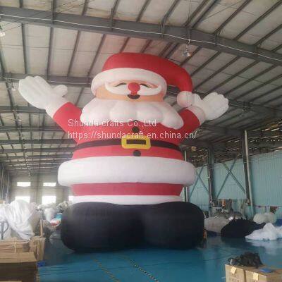 Giant 20feet Premium Inflatable Decor Santa Claus With Blower for Christmas Inflatable Yard Decoration Outdoor photo-5