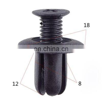 Universal Car Bumper Fender 8mm Hole Plastic Rivets Fasteners Screw Car Fastener Clips For Japan Cars