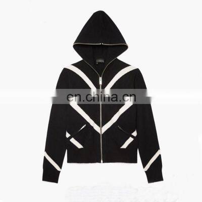 Women Oversized High Quality Long Sleeve Full Zip Face Hoodie