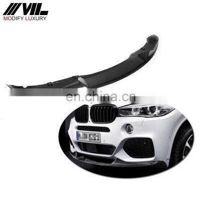 2014 Carbon X5 Front Lip for BMW F15 X5 M tech bumper ONLY